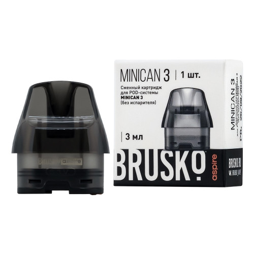Сменный картридж Brusko Minican 3 - 3 мл (без испарителя)